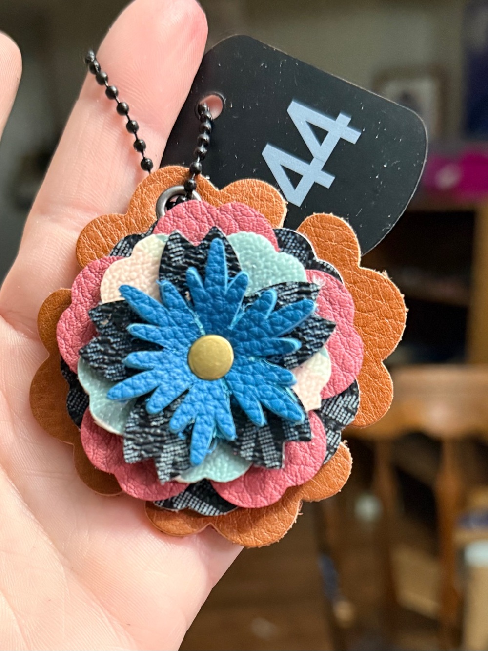 Handmade Floral Bag Charm